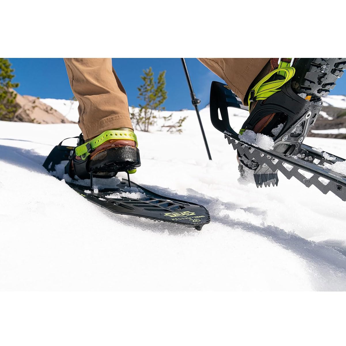 Amazon.com : Atlas Snowshoes Helium-Trail Snowshoe, Black/Bright